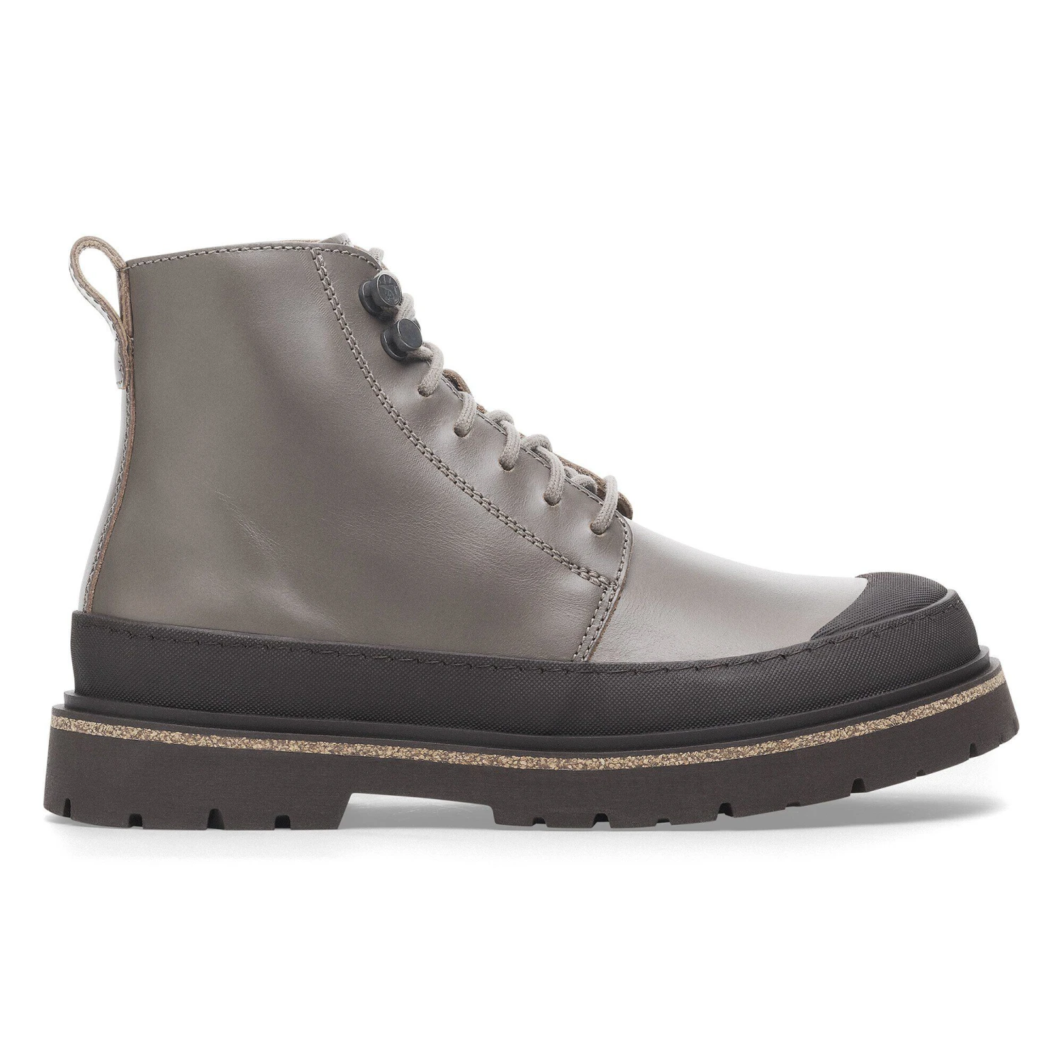 Birkenstock Prescott Lace Women Oiled Leather Concrete Gray 3 Birkenstock Prescott Lace Women Oiled Leather Concrete Gray - Image 3