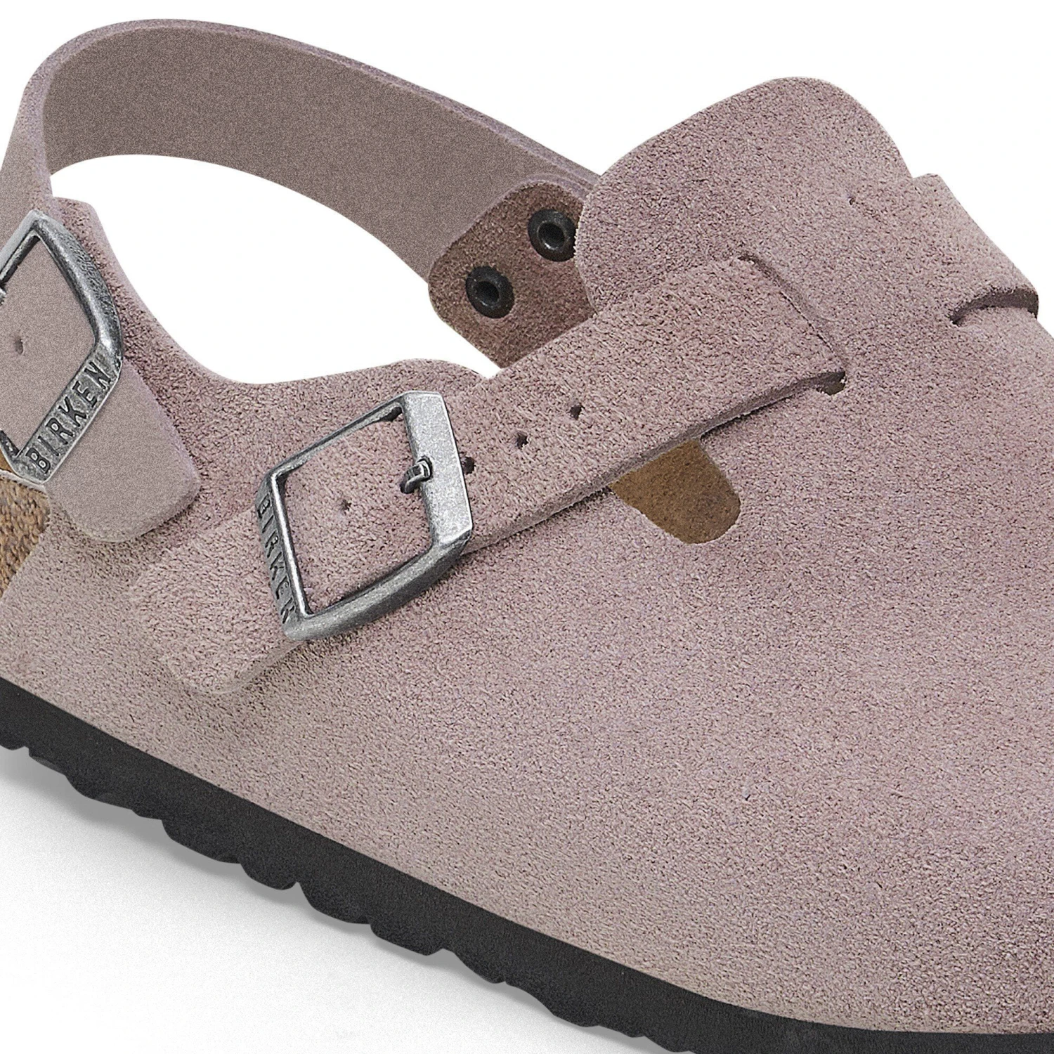 Birkenstock Tokio Suede Leather Faded Purple 4 Birkenstock Tokio Suede Leather Faded Purple - Image 4