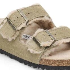 Birkenstock Arizona Shearling Suede Leather Taupe 11 Birkenstock Arizona Shearling Suede Leather Taupe -Birkenstock Sale Store 1028226 detail 1