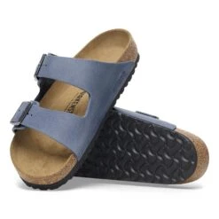 Birkenstock Arizona Oiled Leather Elemental Blue -Birkenstock Sale Store 1028244 sole