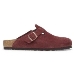 Birkenstock Boston Suede Leather Zinfandel -Birkenstock Sale Store 1028267 side