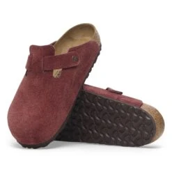 Birkenstock Boston Suede Leather Zinfandel -Birkenstock Sale Store 1028267 sole