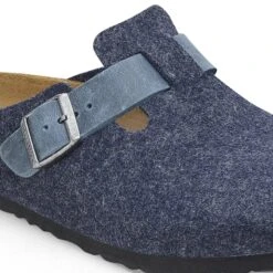 Birkenstock Boston Natural Leather-Felt Midnight Blue 9 Birkenstock Boston Natural Leather-Felt Midnight Blue -Birkenstock Sale Store 1028279 detail 1