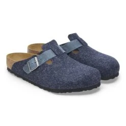 Birkenstock Boston Natural Leather-Felt Midnight Blue 10 Birkenstock Boston Natural Leather-Felt Midnight Blue -Birkenstock Sale Store 1028279 pair