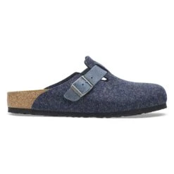 Birkenstock Boston Natural Leather-Felt Midnight Blue 8 Birkenstock Boston Natural Leather-Felt Midnight Blue -Birkenstock Sale Store 1028279 side