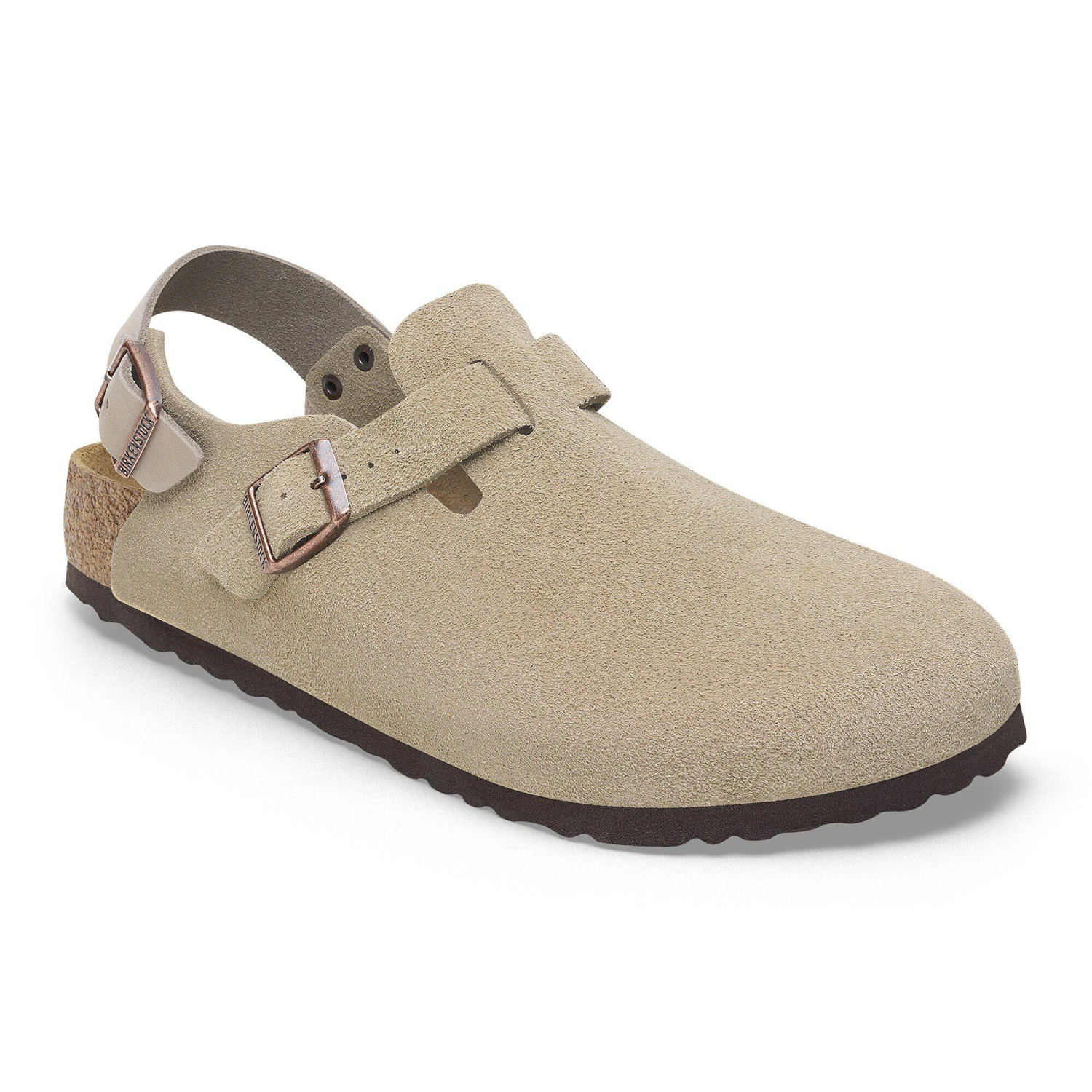 Birkenstock Tokio Suede Leather Taupe 1 Birkenstock Tokio Suede Leather Taupe