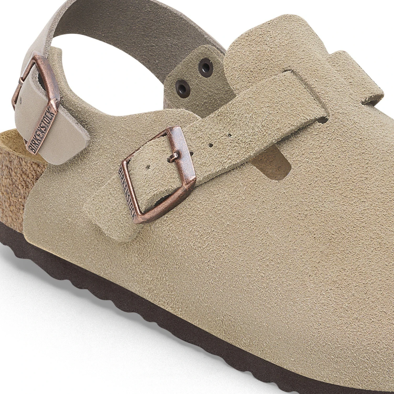 Birkenstock Tokio Suede Leather Taupe 4 Birkenstock Tokio Suede Leather Taupe - Image 4