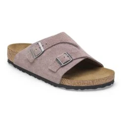 Birkenstock Zürich Suede Leather Faded Purple