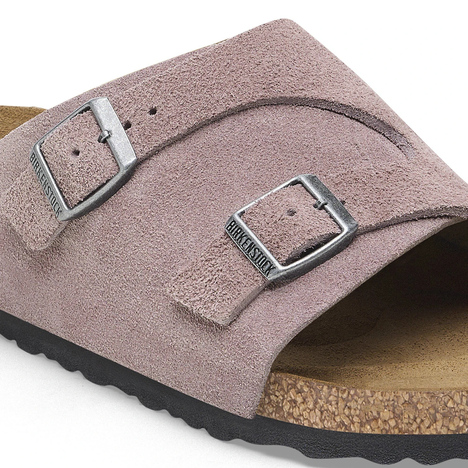 Birkenstock Zürich Suede Leather Faded Purple 6 Birkenstock Zürich Suede Leather Faded Purple - Image 6