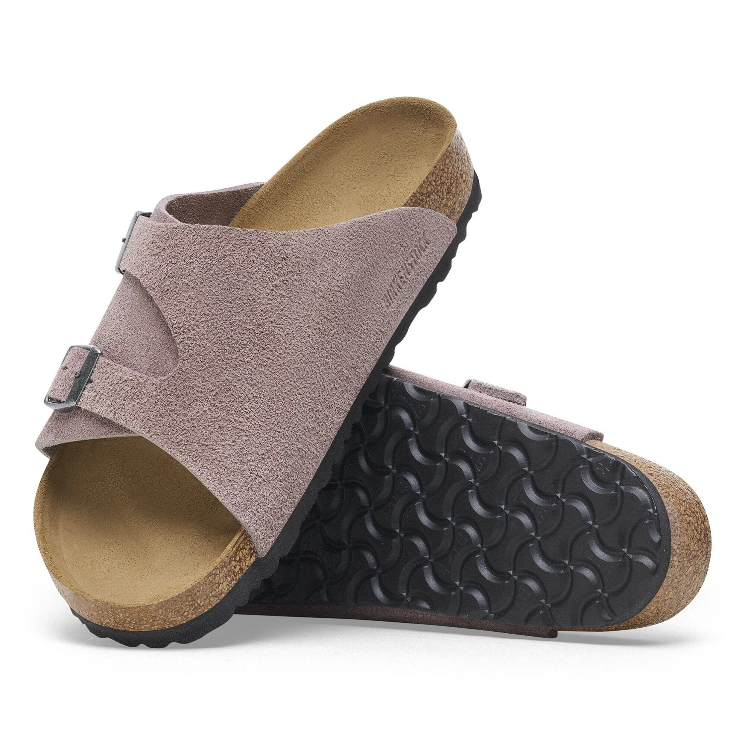 Birkenstock Zürich Suede Leather Faded Purple 4 Birkenstock Zürich Suede Leather Faded Purple - Image 4