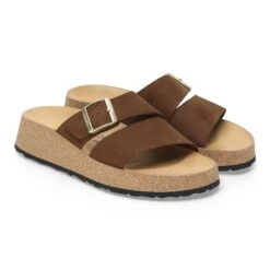 Almina Nubuck Leather Dark Tea -Birkenstock Sale Store 1028318 pair