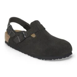 Birkenstock Tokio Suede Leather Black