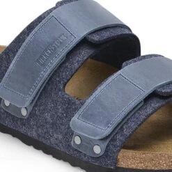 Birkenstock Uji Natural Leather-Felt Midnight Blue -Birkenstock Sale Store 1028352 detail 1