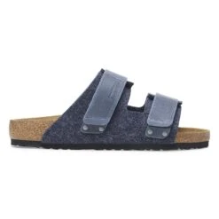 Birkenstock Uji Natural Leather-Felt Midnight Blue -Birkenstock Sale Store 1028352 side