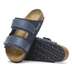 Birkenstock Uji Natural Leather-Felt Midnight Blue -Birkenstock Sale Store 1028352 sole