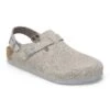 Birkenstock Tokio Suede Leather Stone Coin