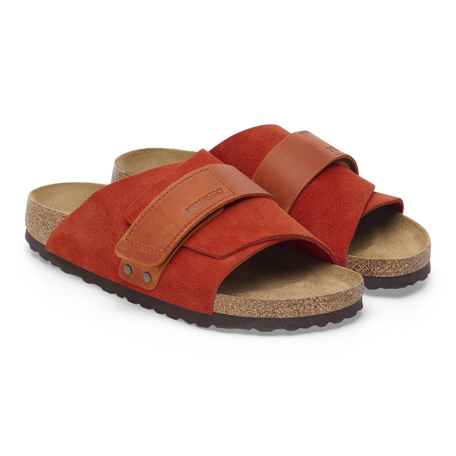 Birkenstock Kyoto Nubuck-Suede Leather Rust Brown 4 Birkenstock Kyoto Nubuck-Suede Leather Rust Brown - Image 4
