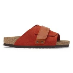 Birkenstock Kyoto Nubuck-Suede Leather Rust Brown 10 Birkenstock Kyoto Nubuck-Suede Leather Rust Brown -Birkenstock Sale Store 1028370 side