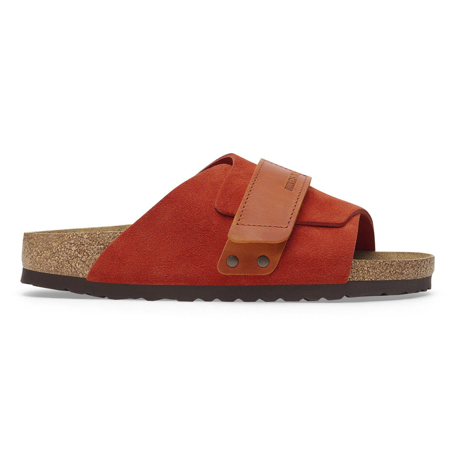 Birkenstock Kyoto Nubuck-Suede Leather Rust Brown 3 Birkenstock Kyoto Nubuck-Suede Leather Rust Brown - Image 3