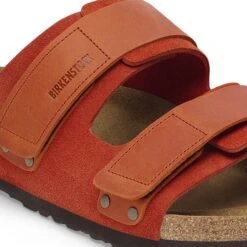 Birkenstock Uji Nubuck-Suede Leather Rust Brown -Birkenstock Sale Store 1028371 detail 1