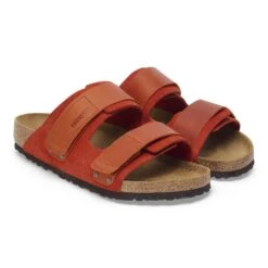 Birkenstock Uji Nubuck-Suede Leather Rust Brown -Birkenstock Sale Store 1028371 pair