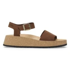 Glenda Nubuck Leather Dark Tea -Birkenstock Sale Store 1028378 side