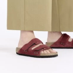 Birkenstock Uji Nubuck-Suede Leather Zinfandel 11 Birkenstock Uji Nubuck-Suede Leather Zinfandel -Birkenstock Sale Store 1028394 f closeup f