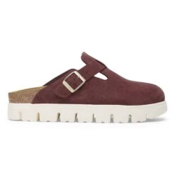 Boston Chunky Suede Leather Berry Crush -Birkenstock Sale Store 1028395 side