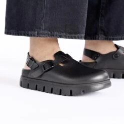 Tokio Chunky Leather Black 14 Tokio Chunky Leather Black -Birkenstock Sale Store 1028398 f closeup f