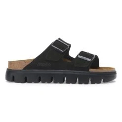 Arizona Chunky Suede Leather Black/Black -Birkenstock Sale Store 1028403 side