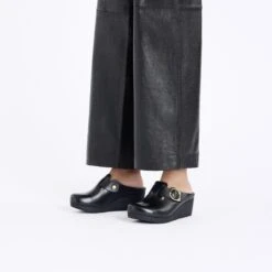 Fanny Ring-Buckle Leather Black/Black -Birkenstock Sale Store 1028423 f look f