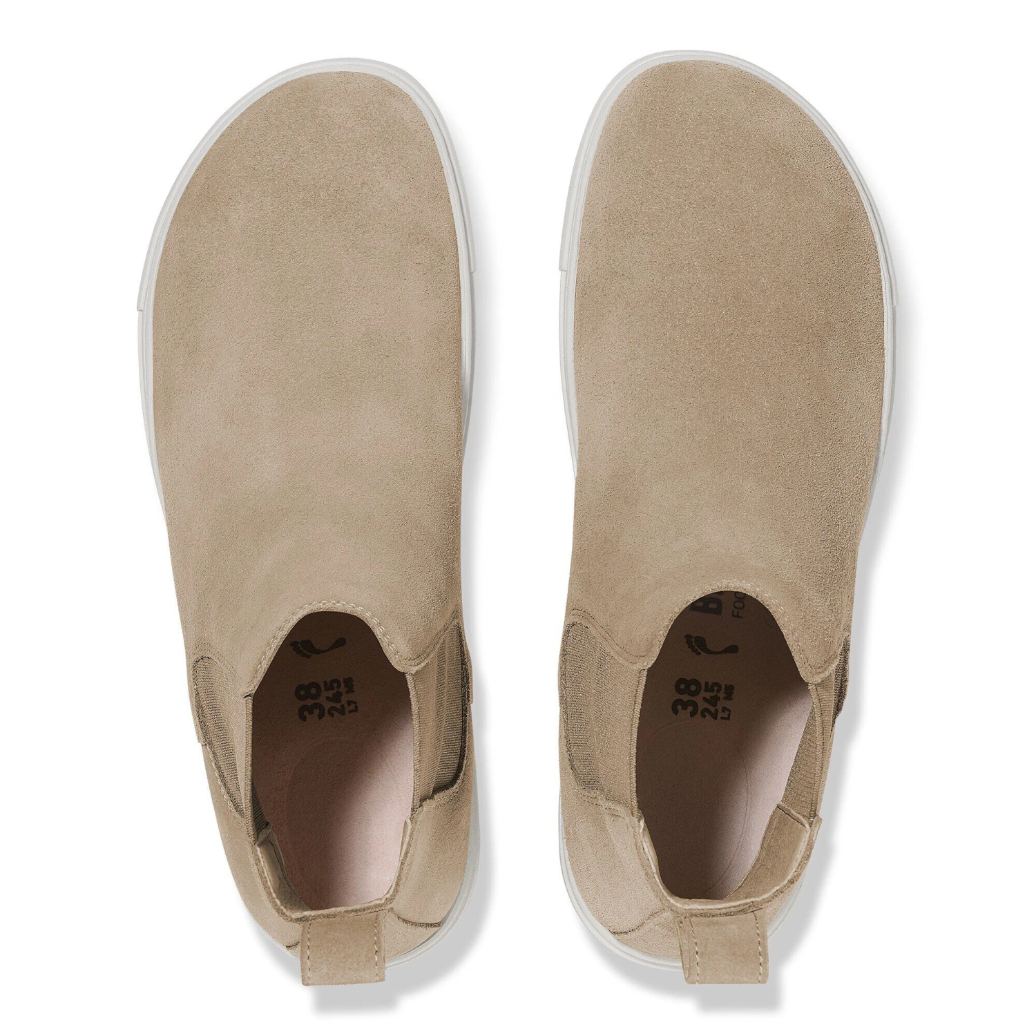Birkenstock Bend Chelsea Suede Leather Taupe 2 Birkenstock Bend Chelsea Suede Leather Taupe - Image 2