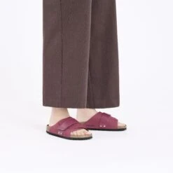Birkenstock Kyoto Nubuck Leather Berry Crush -Birkenstock Sale Store 1028562 f look f