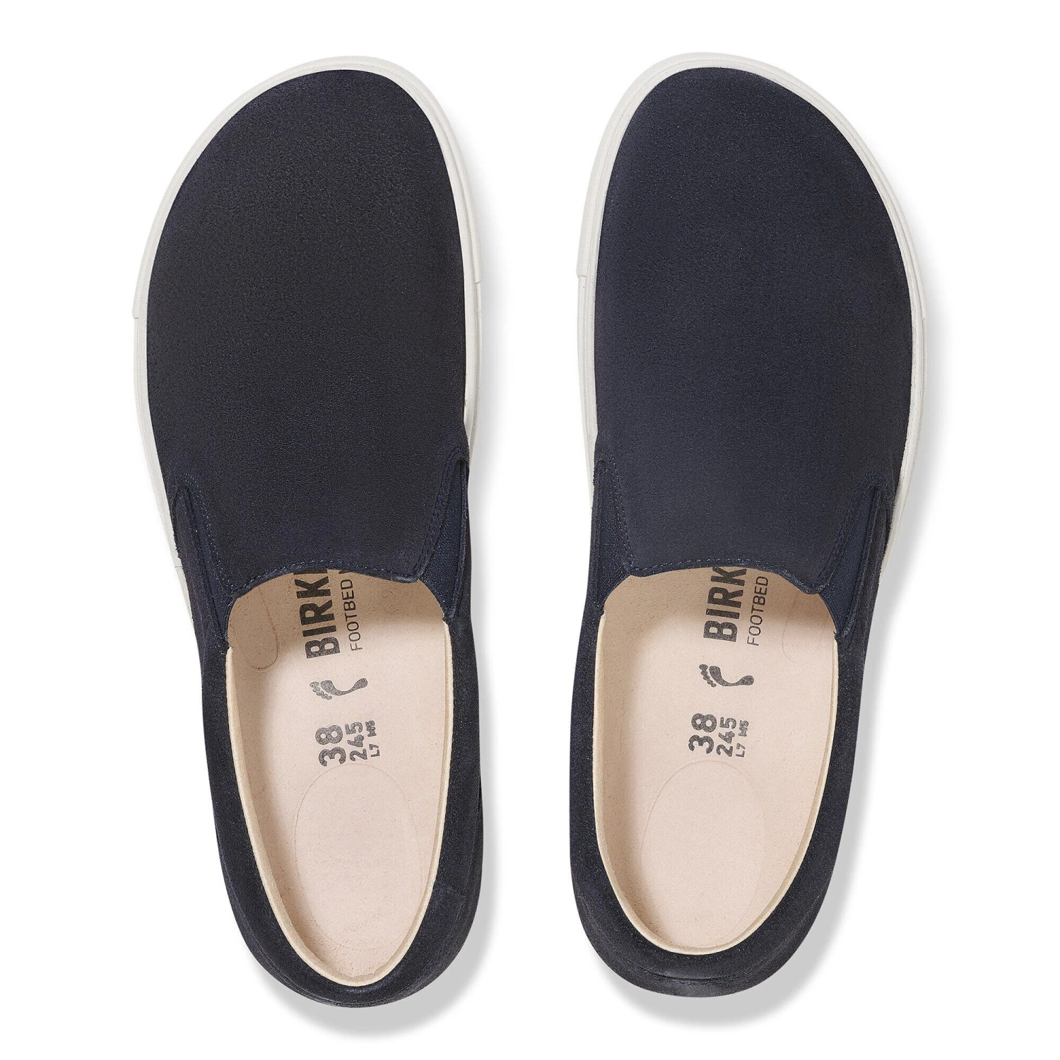 Birkenstock Oswego Suede Leather Midnight Blue 2 Birkenstock Oswego Suede Leather Midnight Blue - Image 2