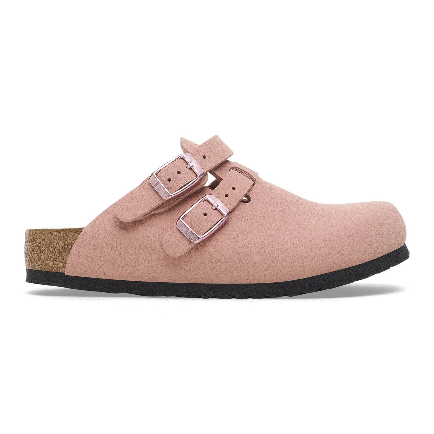 Birkenstock Kay Kids Birkibuc Pink Clay 3 Birkenstock Kay Kids Birkibuc Pink Clay - Image 3