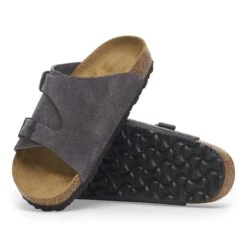 Birkenstock Zürich Suede Leather Velvet Grey 14 Birkenstock Zürich Suede Leather Velvet Grey -Birkenstock Sale Store 1028586 sole