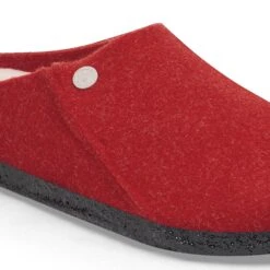 Birkenstock Zermatt Shearling Wool Felt Active Red -Birkenstock Sale Store 1028594 detail 1
