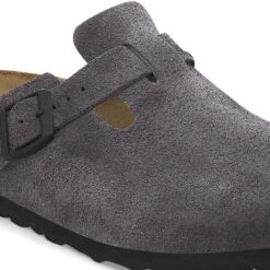 Birkenstock Boston Suede Leather Velvet Grey 12 Birkenstock Boston Suede Leather Velvet Grey -Birkenstock Sale Store 1028602 detail 1