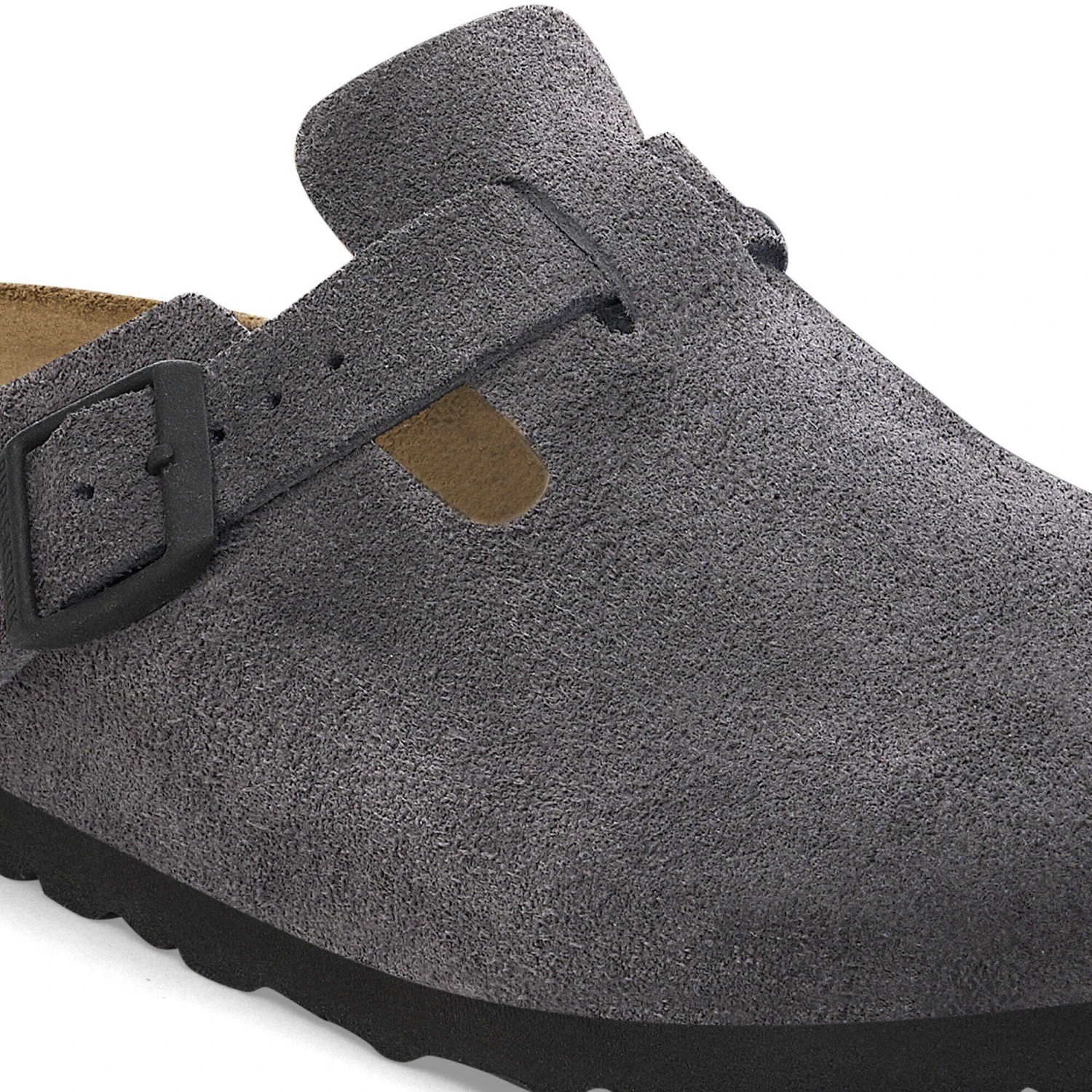 Birkenstock Boston Suede Leather Velvet Grey 5 Birkenstock Boston Suede Leather Velvet Grey - Image 5