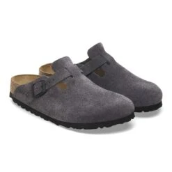 Birkenstock Boston Suede Leather Velvet Grey 11 Birkenstock Boston Suede Leather Velvet Grey -Birkenstock Sale Store 1028602 pair
