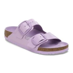 Birkenstock Arizona Big Buckle Natural Leather Patent High-Shine Crocus Tonal Buckle