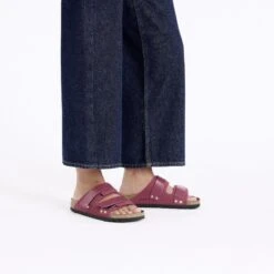 Birkenstock Uji Nubuck Leather Berry Crush -Birkenstock Sale Store 1028620 f look f