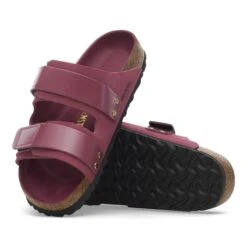 Birkenstock Uji Nubuck Leather Berry Crush -Birkenstock Sale Store 1028620 sole