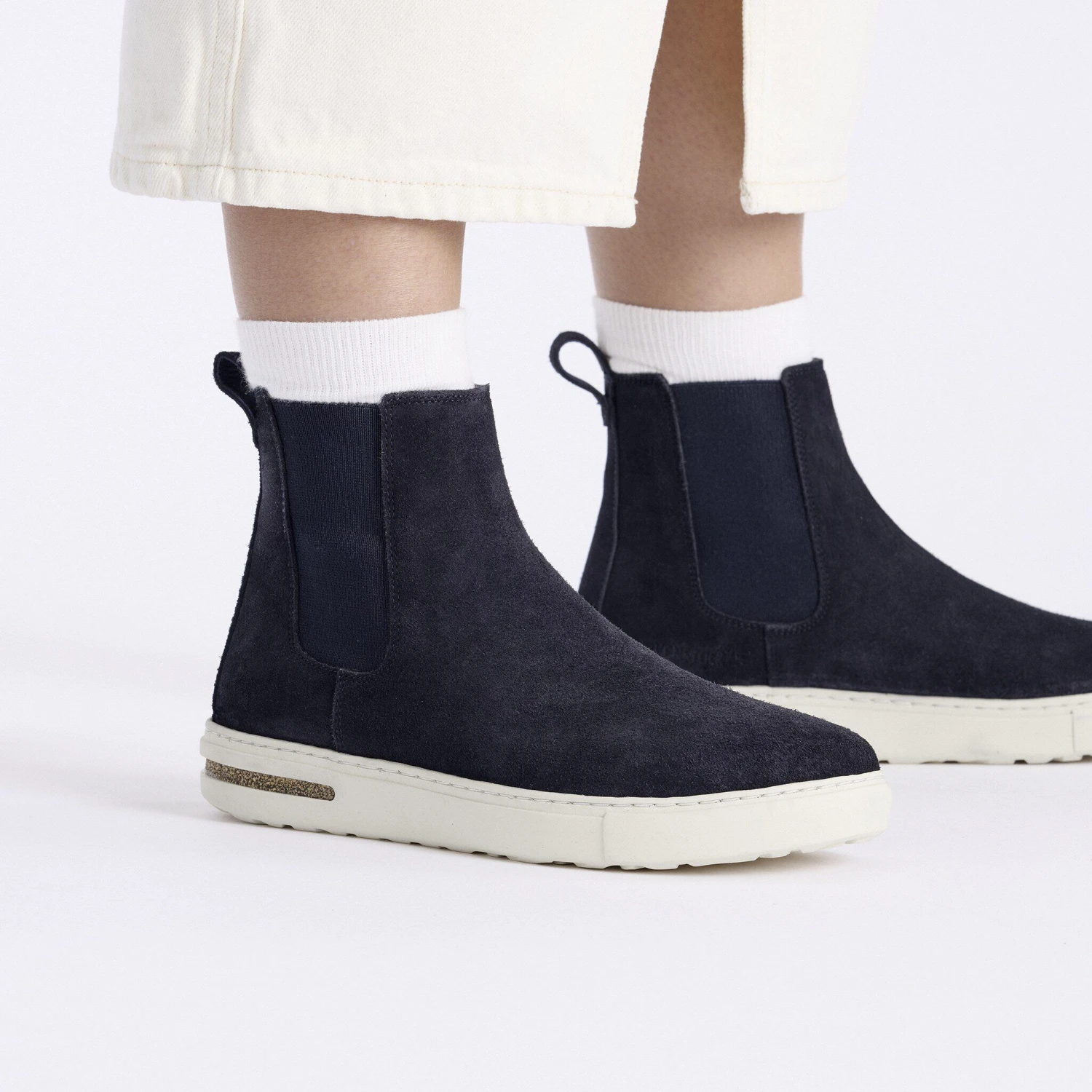 Birkenstock Bend Chelsea Suede Leather Midnight Blue 8 Birkenstock Bend Chelsea Suede Leather Midnight Blue - Image 8