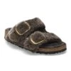 Birkenstock Arizona Big Buckle Shearling Concrete Gray