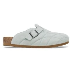 Birkenstock Boston Quilted Suede Leather Aqua 8 Birkenstock Boston Quilted Suede Leather Aqua -Birkenstock Sale Store 1028754 side