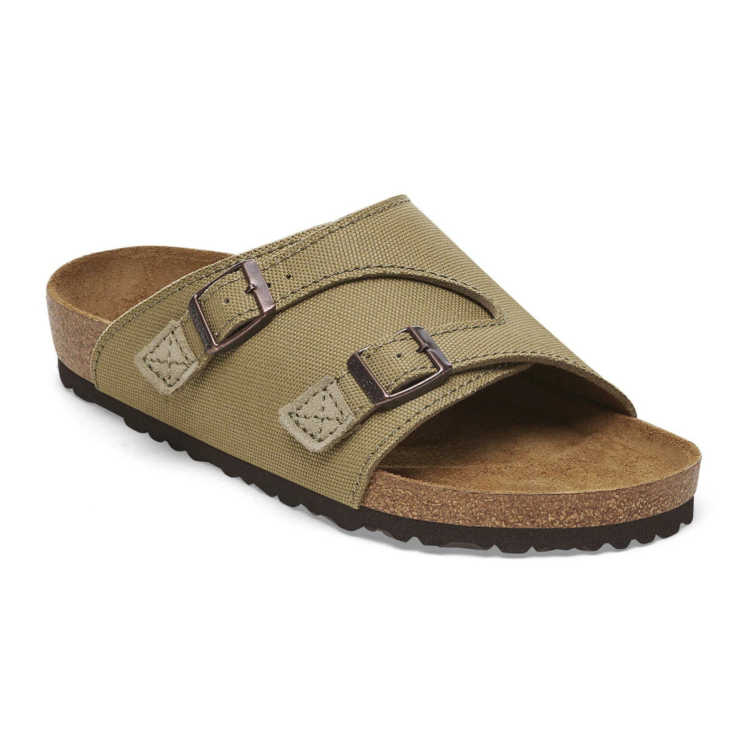 Birkenstock Zürich Canvas Natural Fibre Faded Khaki 1 Birkenstock Zürich Canvas Natural Fibre Faded Khaki