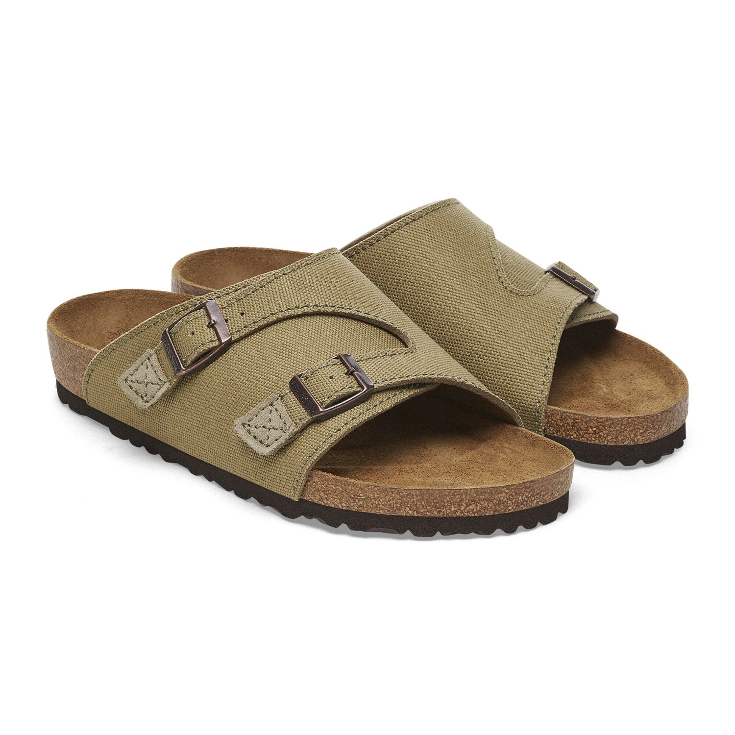 Birkenstock Zürich Canvas Natural Fibre Faded Khaki 6 Birkenstock Zürich Canvas Natural Fibre Faded Khaki - Image 6