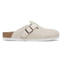 Birkenstock Boston Canvas Natural Fibre Eggshell -Birkenstock Sale Store 1028790 side