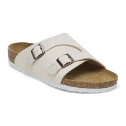 Birkenstock Zürich Canvas Natural Fibre Eggshell